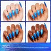beetles Gel Polish Navy Blue Gel Nail Polish 0.51OZ Dark
