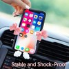 AGLOO Adorable Car Phone Holder – Pink Butterfly Bow Design,Universal