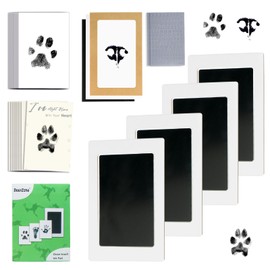 DeerZone Inkless Paw Print Kit,Dog Paw Print Kit,Dog Nose Print Kit,Clean Touch Ink Pads and Imprint Cards,Pet Paw Print Impression Kit for Dogs Cats Footprint Keepsake