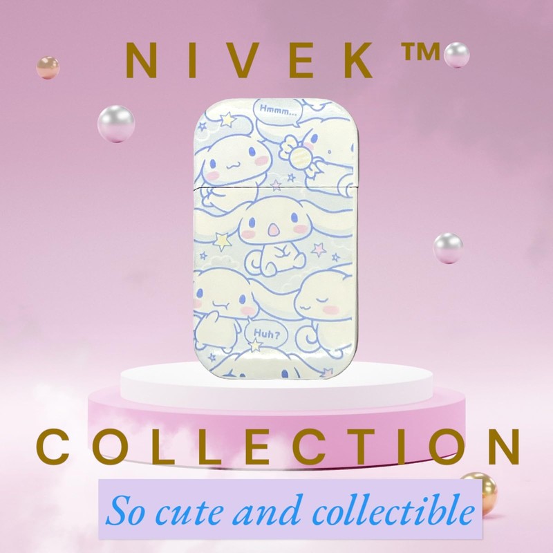 NIVEK Kulomi Lighter Kitty KT Torch Lighter Pink Flame Pocket