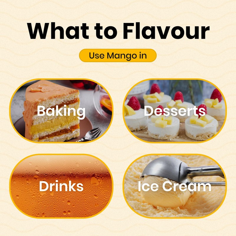 Foodie Flavours Natural Mango Flavouring, High Strength - 15ml