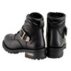 Milwaukee MBM9010-BLK-9.5 Men's 6" Side Buckle Boots (Black, Size 9.5)