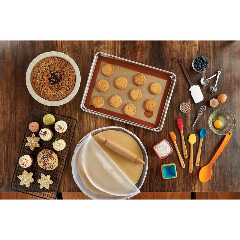 Mrs. Anderson’s Baking Mini Flexible Brownie Cookie Spatula, Stainless Steel