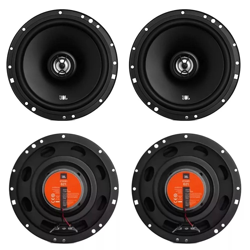 JBL 4)JBL Stage1621 6.5" 175W 2-Way Car Audio Coaxial Speakers