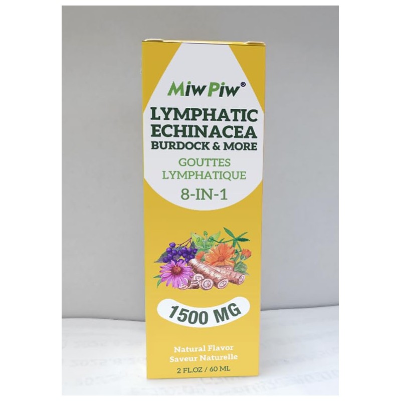 Miw Piw Lymphatic Drainage Drops Pack 2 - Herbal Cleanse
