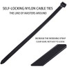 On1shelf® Cable Ties, 900mm x 12mm, 35.4" Strong and Long