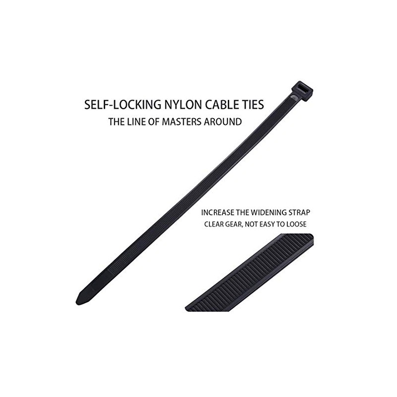 On1shelf® Cable Ties, 900mm x 12mm, 35.4" Strong and Long