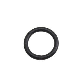 Wuuycoky Black 1.25" Inner Diameter O-rings Rings Non Welded Strap Adjuster Webbing Belts Buckle Pack of 10