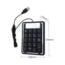 EGTMA 20 Piezas Teclado Numerico Para Computador Usb Pc