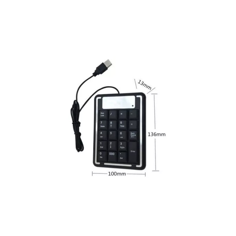 EGTMA 20 Piezas Teclado Numerico Para Computador Usb Pc