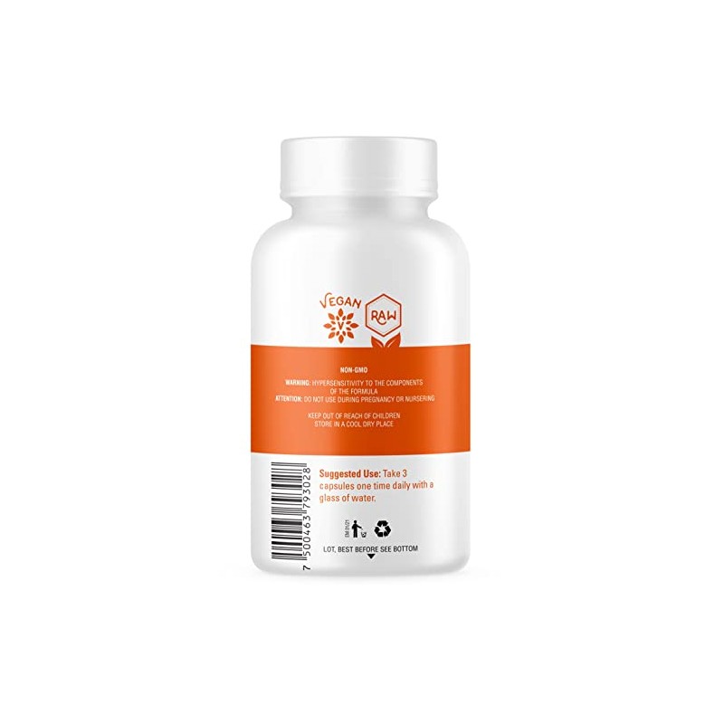 TURMERIC Y PIMIENTA NEGRA ORGÁNICO 60 CÁPSULAS - ORGANIC SIDE