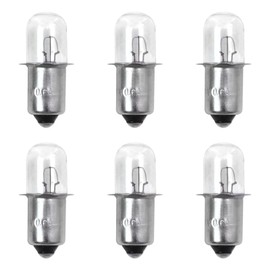 6 Pack Replacement 18 Volt Flashlight Xenon Bulb for Ryobi 18V P700 FL1800 P703 P704 Cordless Worklights by Huoptl
