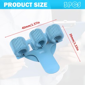 afhgdjr Pack of 3 Pen Holders, Nurse Accessories, Pen Insert Shirt, Pen Holder Notebook, Three-Hole Pen Holder, Suitable for Doctor and Nurse Uniforms Notebook Holder (Blue, Pink, Purple)