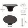 Kjzeex Universal Stainless Steel Replacement Knob Handle,Dutch Oven Knob Bakelite