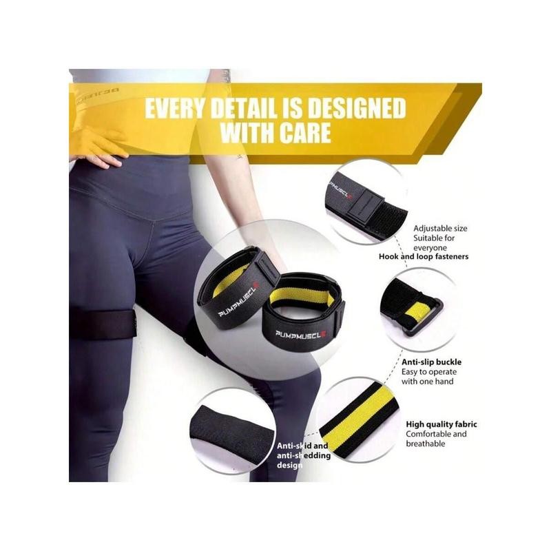 2pcs Adjustable Leg Blood Flow Restriction Bands – Enhance Muscle