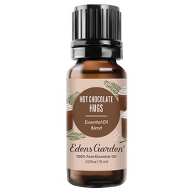 Edens Garden Hot Chocolate Hugs Essential Oil Blend- 100% Pure Premium Grade, Undiluted, Natural, Therapeutic, Aromatherapy, The Best for Diffusing, Candle, Laundry, Humidifiers 10 ml (.33 fl oz)