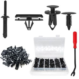 221PCS Fender Clips for 2007-2022 Jeep Wrangler JL JK & 2005-2010 Grand Cherokee, Retainer Push Pins 6030441, Plastic Rivets 6506007AA, Rocker Molding Clips 68039280AA, Grill Bumper Push Pins 6503598