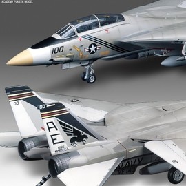 1/48 Scale F-14A US Navy Tomcat Fighter Model / 프라모델 148 F-14A 미해군 톰캣 전투기