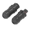 2Pcs Waterproof Power Connector 3 Pin Temperature Resistant Micro Reverse