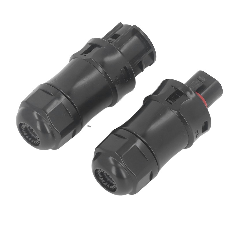 2Pcs Waterproof Power Connector 3 Pin Temperature Resistant Micro Reverse