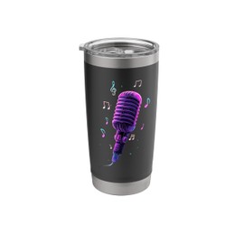 Microphone | Singer | Karaoke Music Stainless Steel Insulated Tumbler