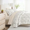 LINENS & HUTCH Bedding Bundle, Patterned Microfiber Comforter Set and