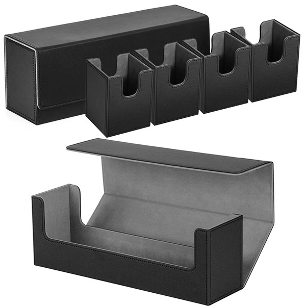 TATAFUN Card Deck Box for Trading Card Storage,Commander Hold,Holds 500+