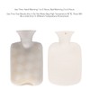 Hot Water Bag PVC Plush Fabric Cover Wide Mouth Design