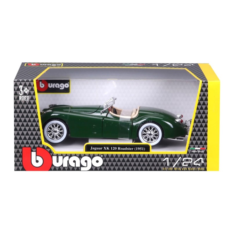 Burago Jaguar 1/24 JAGUAR XK120 CABRIOLET 1953 (Green)