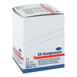 ES-KOMPRESSEN Sterile 5 x 5 cm 8-ply 25 x 2 pieces