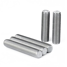 Drenky Professional Threaded Rod M10 x 60 mm Corrosion-Resistant Threaded Rods Stainless Steel (A2 V2A) According to DIN976 Threaded Rods for Furniture Construction, Machine Assembly, Construction and