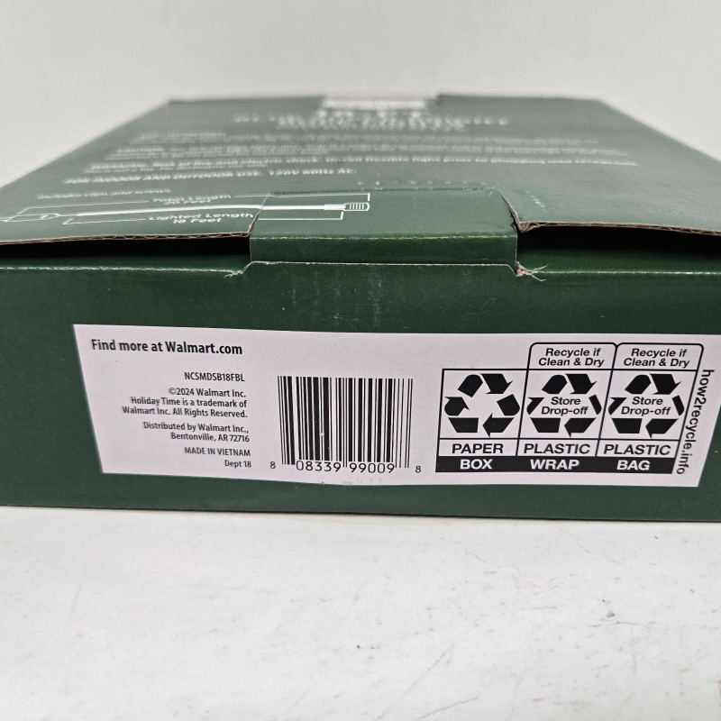 Holiday Time - 18 Ft Blue Super Bright LED Rope