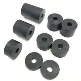 6mm (M6) Rubber Spacers Standoff Washers (12 Pack) 4 x 15mm, 4 x 10mm, 2 x 5mm