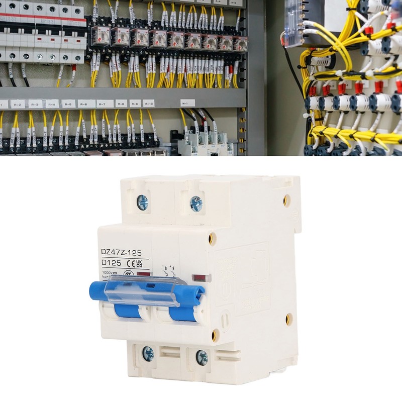 DC Circuit Breaker Short Circuit Protection Rail Installation PV Circuit