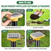 Pestvanish Mole Repellent Solar Powered,2025 Upgraded Gopher Repellent Ultrasonic Solar