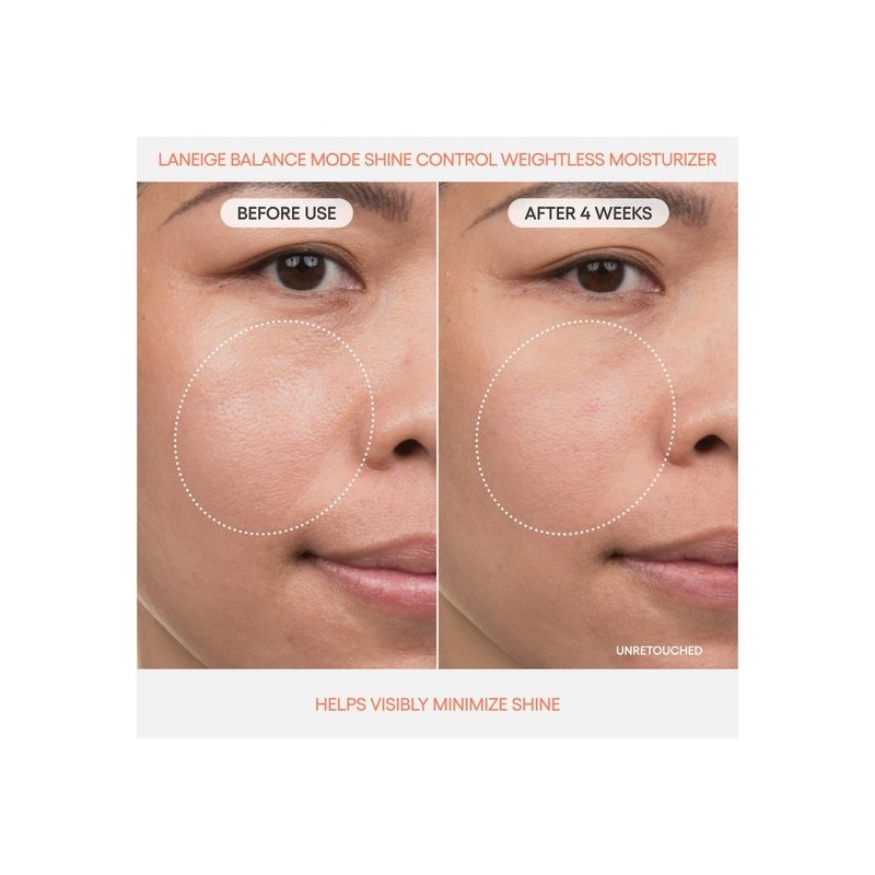 LANEIGE Balance Mode Shine Control & Pore-Minimizing Lightweight Moisturizer for Oily