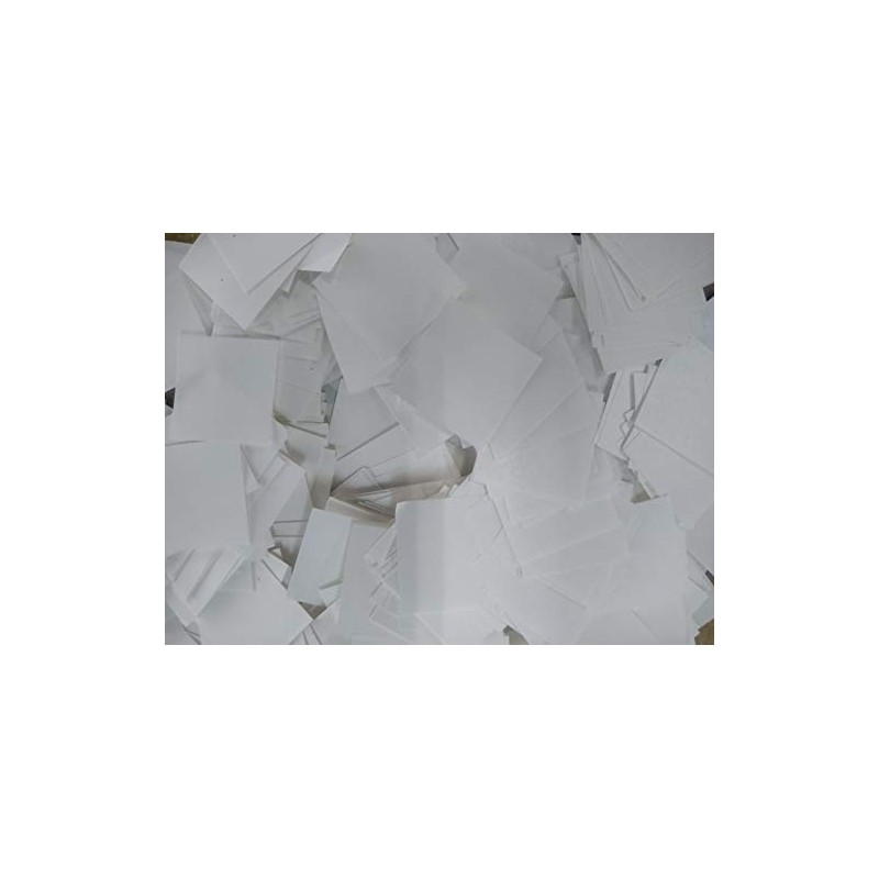 White Confetti (White) 7.1 oz (200 g), Approximately 22,000 Sheets