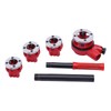 Pipe Threader kit,Ratcheting Pipe Threading Tool Set with 4 Dies