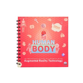 PIXELLAND Human Body Book with Augmented Reality app, A Fun and Interactive Guide with Augmented Reality for Kids 6 and Up, Smart Learning Method for Girls and Boys