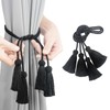 Porlau Elegant Curtain Tiebacks Rope Decorative Curtain Tie Backs for