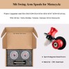 M6 Swingarm Spools, Motorcycle 6mm Sliders Stand Universal for FZ07
