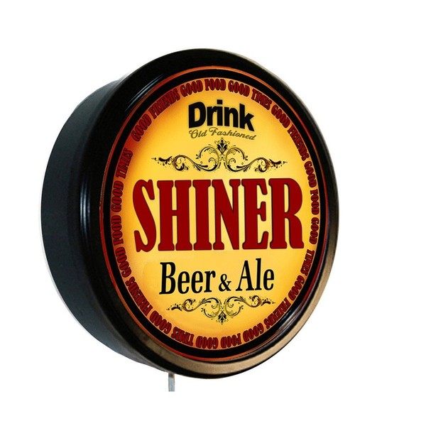 Goldenoldiesclocks Shiner Beer and Ale Cerveza Lighted Wall Sign