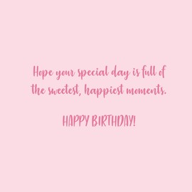 Graphique Birthday Roses Handmade Card | Cute and Happy Greeting | Perfect for Women | Color-Coordinated Envelope | 5" x 7"