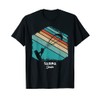 Vintage Retro Kitesurf Tarifa Kite Surfing Maglietta