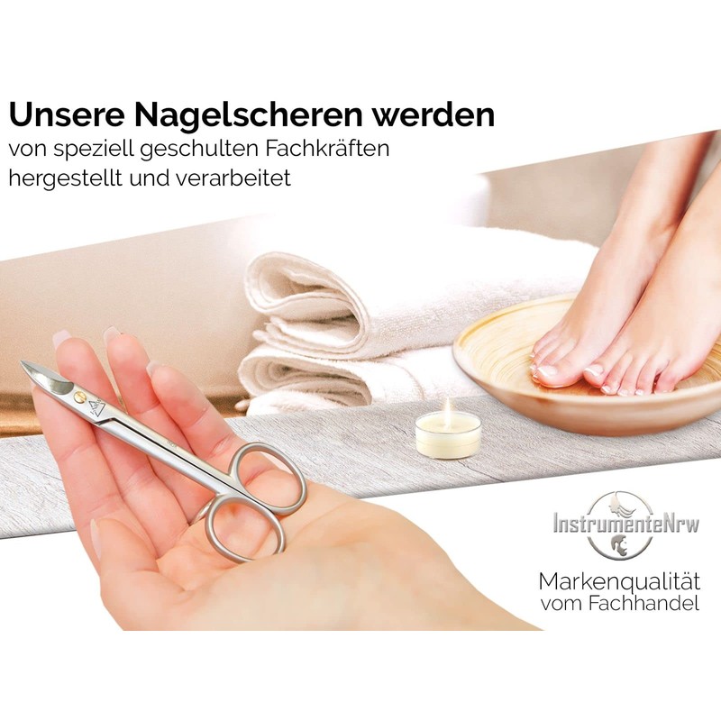NECALON Professional Toenail Scissors for Extra Strong and Thick Toenails