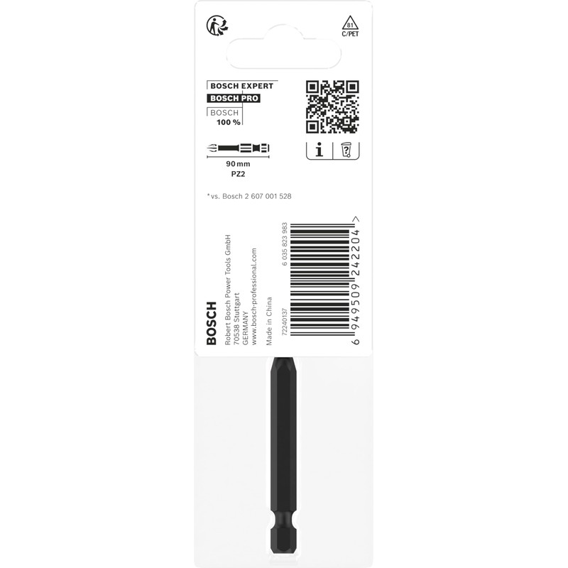 Bosch 1x PRO Pozidriv Impact Bit (160 x 50 mm,
