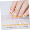 Vaguelly 8 Sheets Sunflower Nail Decals Water Transfer Stickers for
