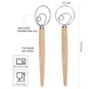 Pack of 2 Danish Dough Whisk, Kitchen Baking Flour Mixing