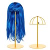 Alyoen Wig Head Stand 2PC Adjustable Height Hat Display, Non-Slip