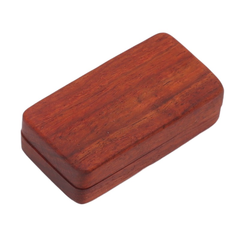 Fidget Slider Red Sandalwood Stress Relief Engraved Fingertip Fidget Slider